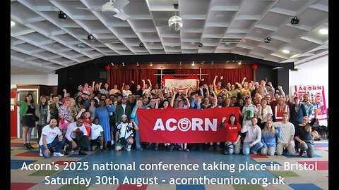 No Eviction! No Genocide PR in Bristol! City to host Acorn national convention 30Aug25 Elsie, Wesley