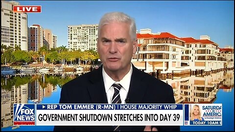 Rep Tom Emmer: Shutdown Is A Political Game By Democrats