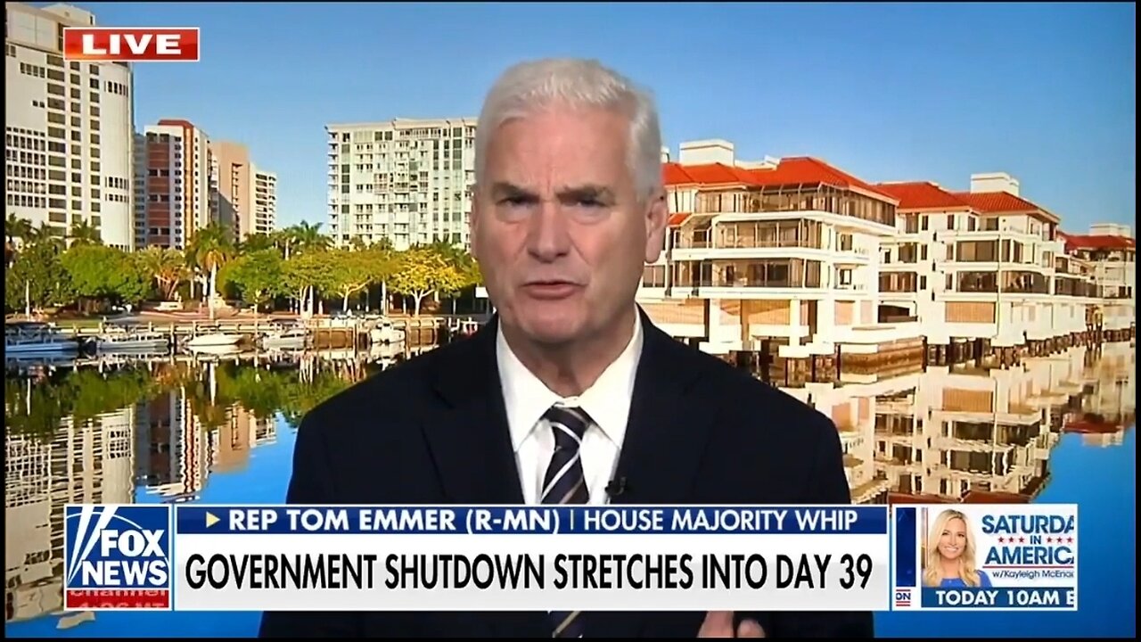Rep Tom Emmer: Shutdown Is A Political Game By Democrats