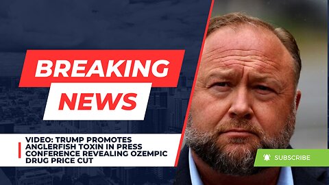 VIDEO: Trump Promotes Anglerfish Toxin In Press Conference Revealing Ozempic Drug Price Cut