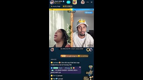 TRAP CECE READS NOCAP WHILE LINED WITH DROSKI BIGO LIVE