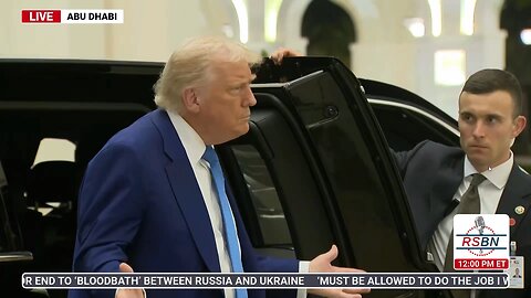 WATCH: President Trump Arrives at Qasr Al Watan, the U.A.E. Presidential Palace - 5/15/25