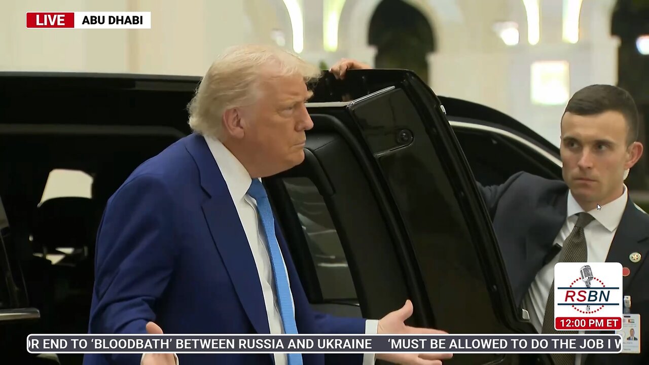 WATCH: President Trump Arrives at Qasr Al Watan, the U.A.E. Presidential Palace - 5/15/25