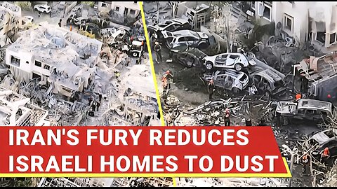 Iran Goes Ballistic: Drone Footage Shows How Tehran Flattened Israeli City With 200 Missiles