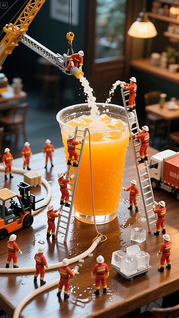 tiny creatures make juice