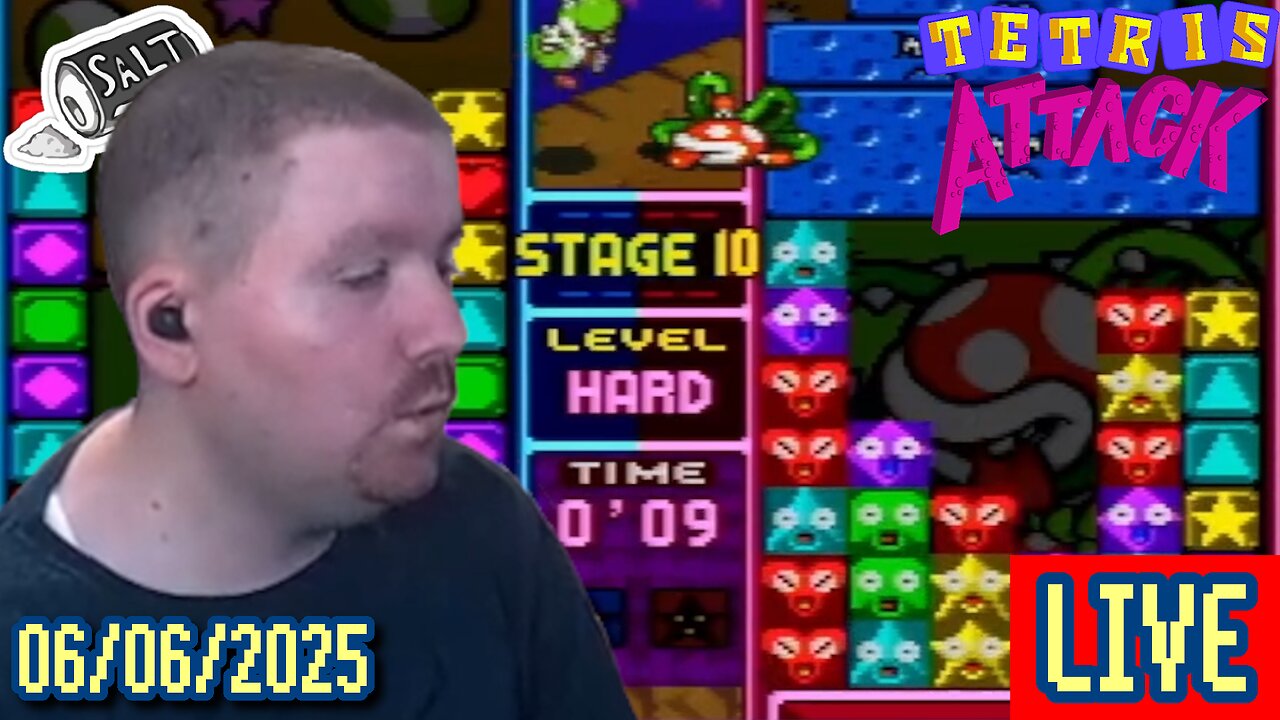 Friday Night Salt Mines: Nothing Wrong With a Bump & Grind Edition, Doods! [Tetris Attack Speedruns]