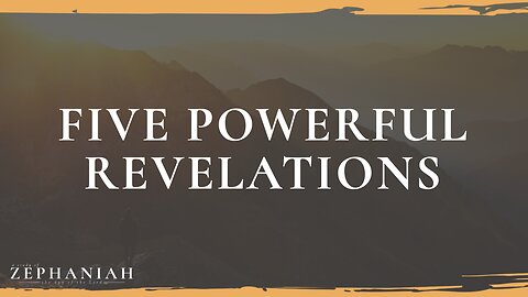 06-04-25 - Five Powerful Revelations - Dr. Bryan Stensaas