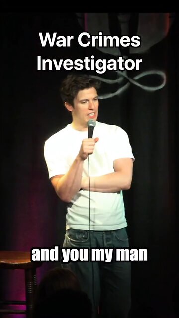 That's so halarious, a Ukraine war criminal investigator from Israel. 😝 😝 Are you serious?