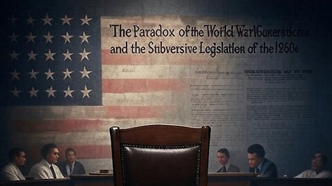 The Incongruity of the World War Generations and the Subversive Legislation of the 1960s