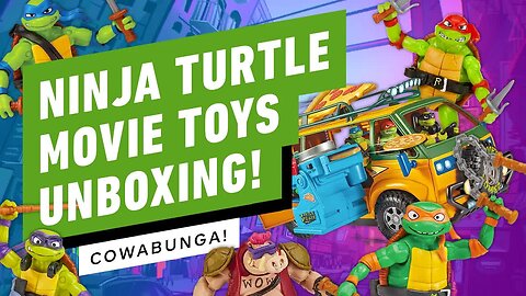 Unboxing the New TMNT - Mutant Mayhem Movie Toys!