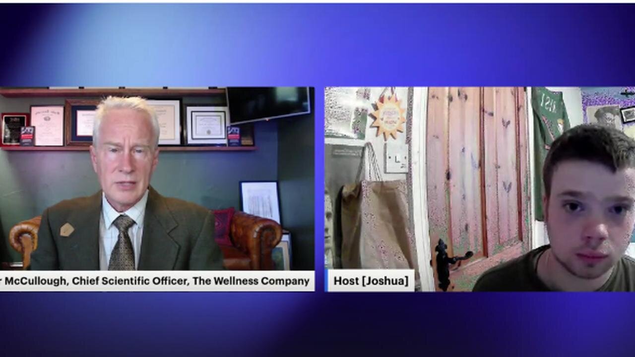 Live with Dr Peter McCullough on the covid scam.