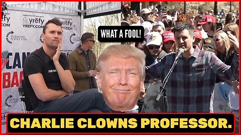 CHARLIE KIRK CLOWNS TDS PROFESSOR. 🤣
