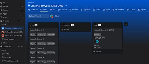 Getting Familar with the School Tools: Completing Assignments