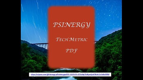 Psinergy TECH METRIC PDF