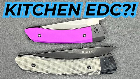 The Kizer Momo Kitchen Looking Knife Now Has A Mini Version!