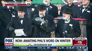 Punxsutawney Phil Makes His Winter Prediction