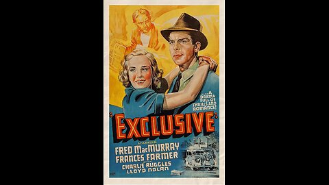 Exclusive, Crime 1937. Fred MacMurray, Frances Farmer, Charlie Ruggles, Lloyd Nolan, Fay Holden, Ralph Morgan