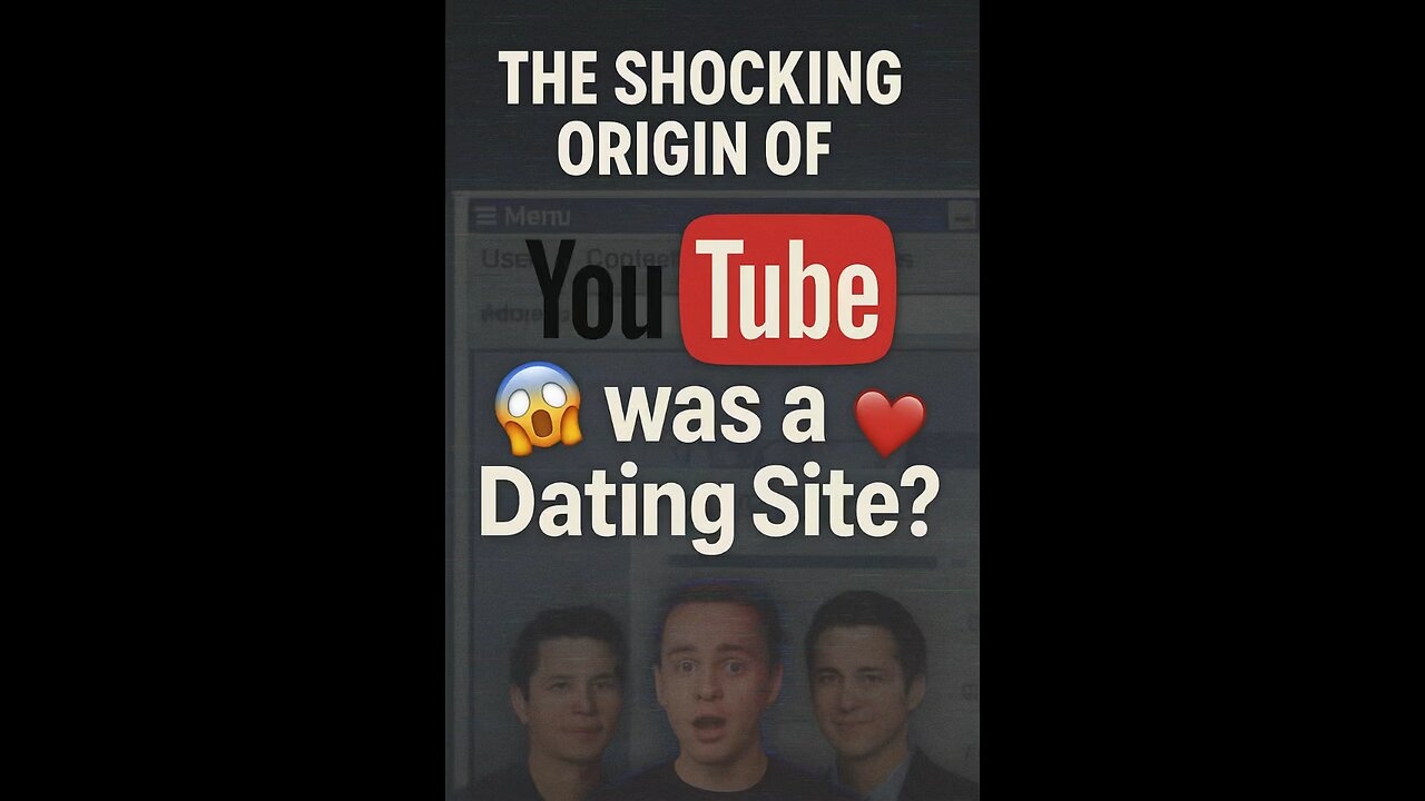 The Shocking Origin of YouTube 😱 It Was for LOVE?”