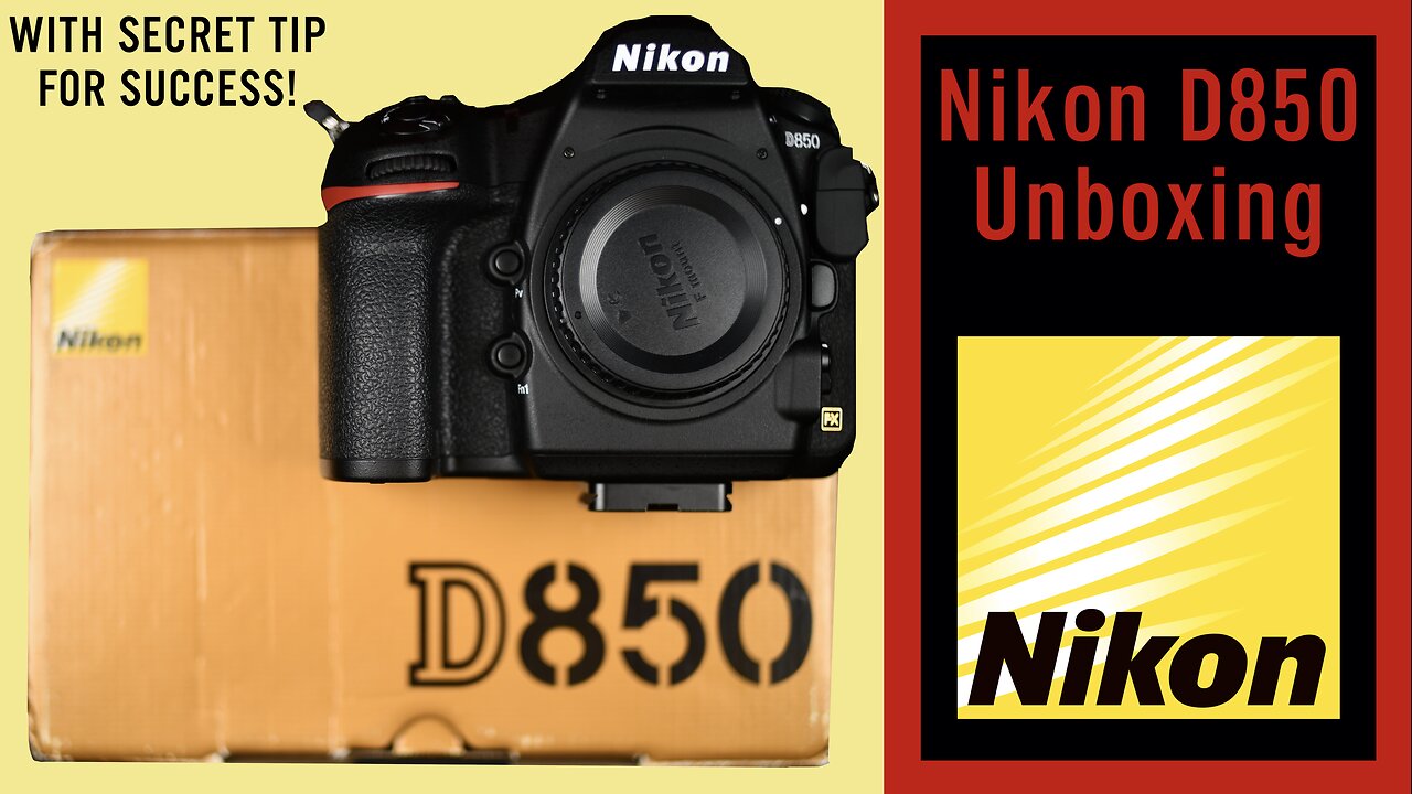 📷 Nikon D850 📸 Unboxing 📦 with SECRET tip for success 🙌🏻 using your DSLR or mirrorless camera body 🔋