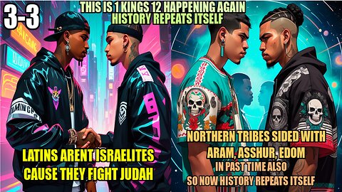 Latins & Mexicans Arent Israelites Cause The Fight Blacks,House N & Conquistador In Our Midst 3-3
