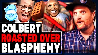 Stephen Colbert ROASTED For Praising Gay Black Female Jesus As His Ratings TANK!