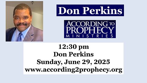 Don Perkins - Special Guest