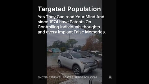 Mind control "We Are Being Controlled To Do Nothing"