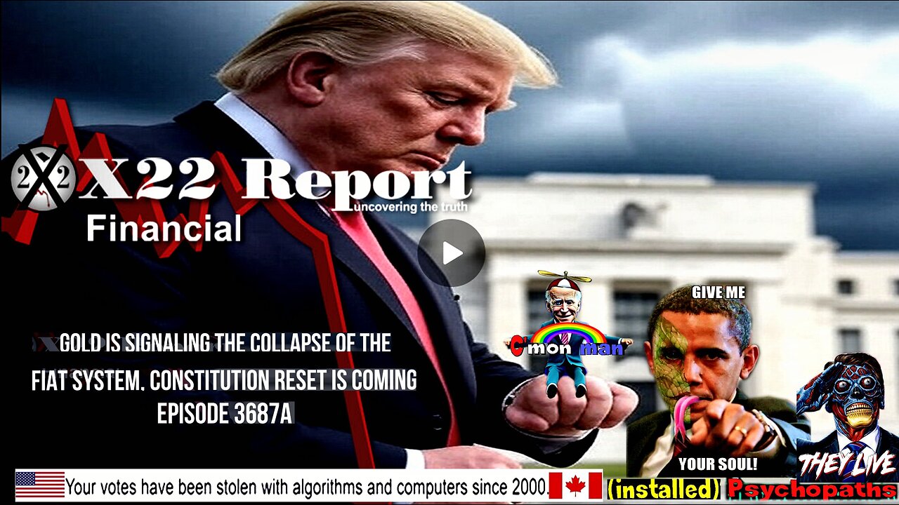 Ep 3687a - Gold Is Signaling The Collapse Of The Fiat System, Constitution Reset Is Coming