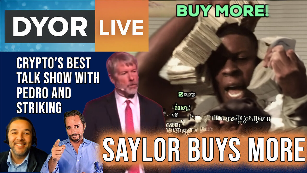 Monday Markets - Saylor Buys More BTC, Is the PUMP over?!?