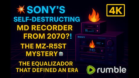 💥 Sony’s Self-Destructing MD Recorder from 2070?! 🔊 | The MZ-R5ST Mystery 🤖