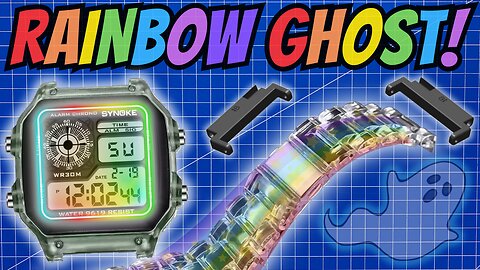 MUST-SEE Budget Watch Build! 🌈👻 RAINBOW Ghost Watch