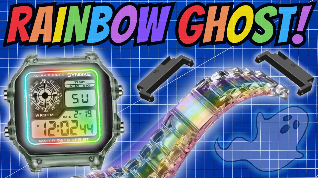 MUST-SEE Budget Watch Build! 🌈👻 RAINBOW Ghost Watch