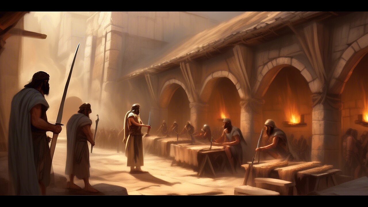 Первая книга Царств, Библия, Синодальный перевод (1876) (RUS-SYN) Иллюстрировано ИИ (Версия 3)