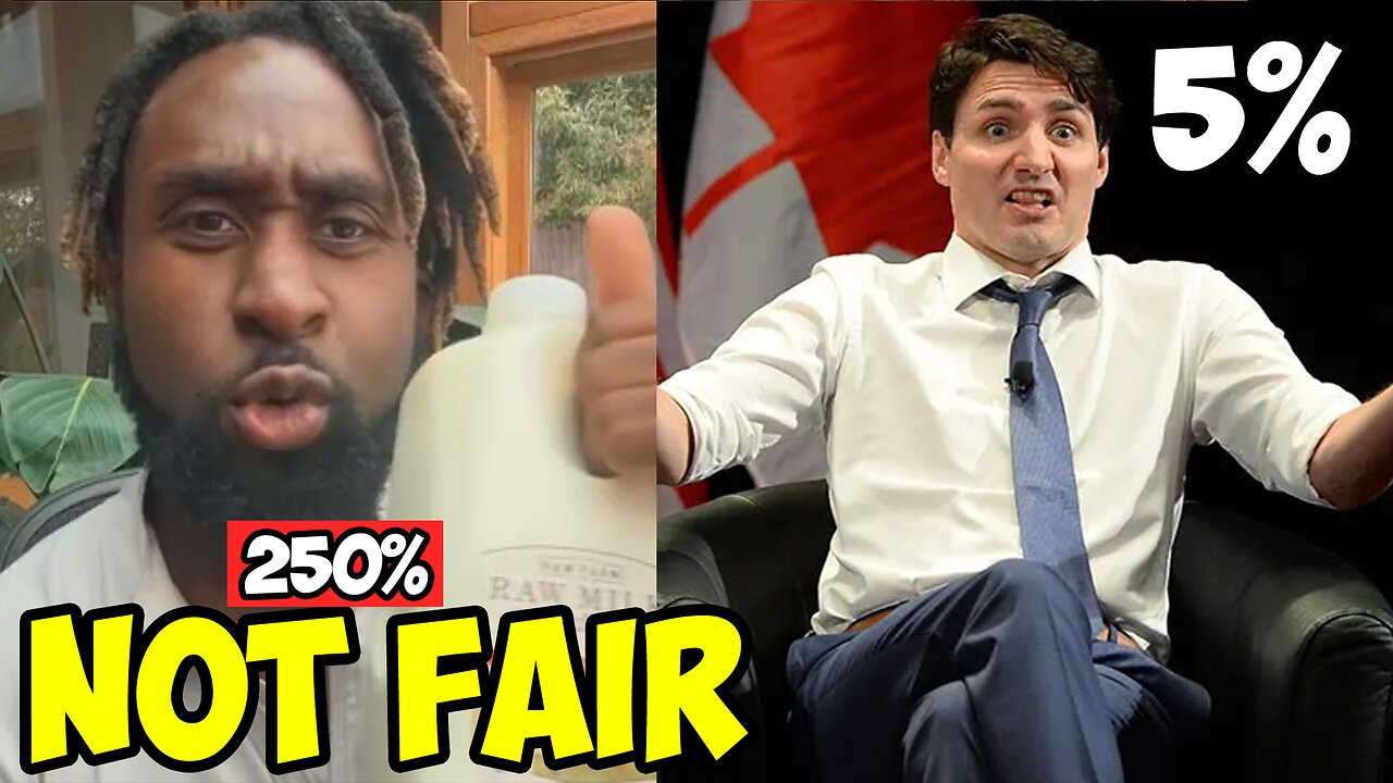 250% for milk? Really CANADA!!!