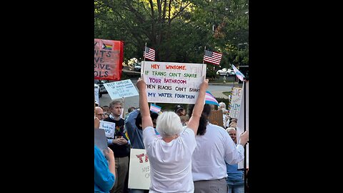 #TOWL In Virginia Holds Up Vile Racist Sign to Protest Republican Governor Candidate