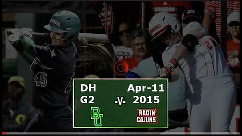 2015 Softball - BAY @ ULL (Game 2) [DH-G2] {ULL Senior Day}