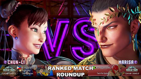 Kuya Kalbo SF6 Ranked Match Roundup. Chun Li Master Rank [Hori Fight Stick]