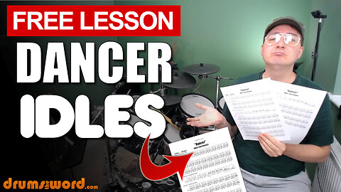 ★ Dancer (Idles) ★ Free Video Drum Lesson | How To Play SONG (Jon Beavis)