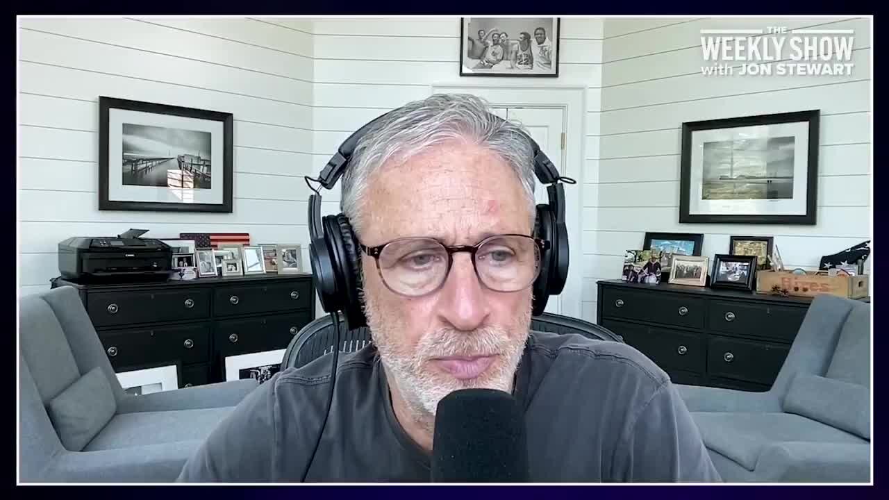 Jon Stewart Explains Ratings Success of ‘Relentless’ Greg Gutfeld Over Late Night Shows