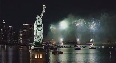 WOW- New York Harbor Fireworks