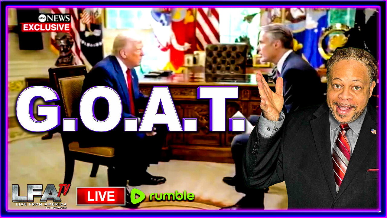 G.O.A.T. - TRUMP IS THE BEST INTERVIEWEE OF ALL TIME | THE SANTILLI REPORT 4.30.25 4PM