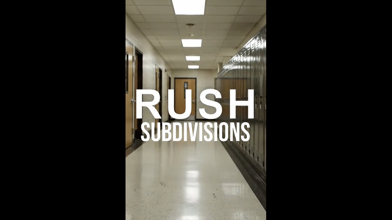 SUBDIVISIONS IN THE HIGH SCHOOL HALLS