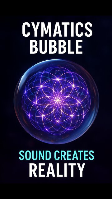 Cymatics Bubble: Is This the Hidden Geometry of Reality?
