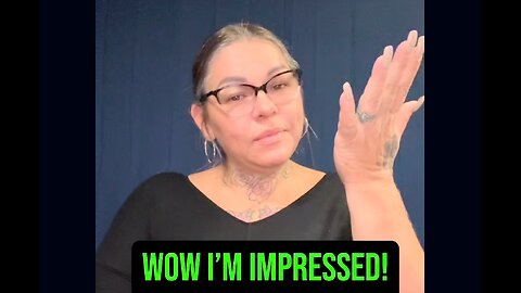 Wow, I’m Impressed! 😱 #ASL #deaf #signlanguage