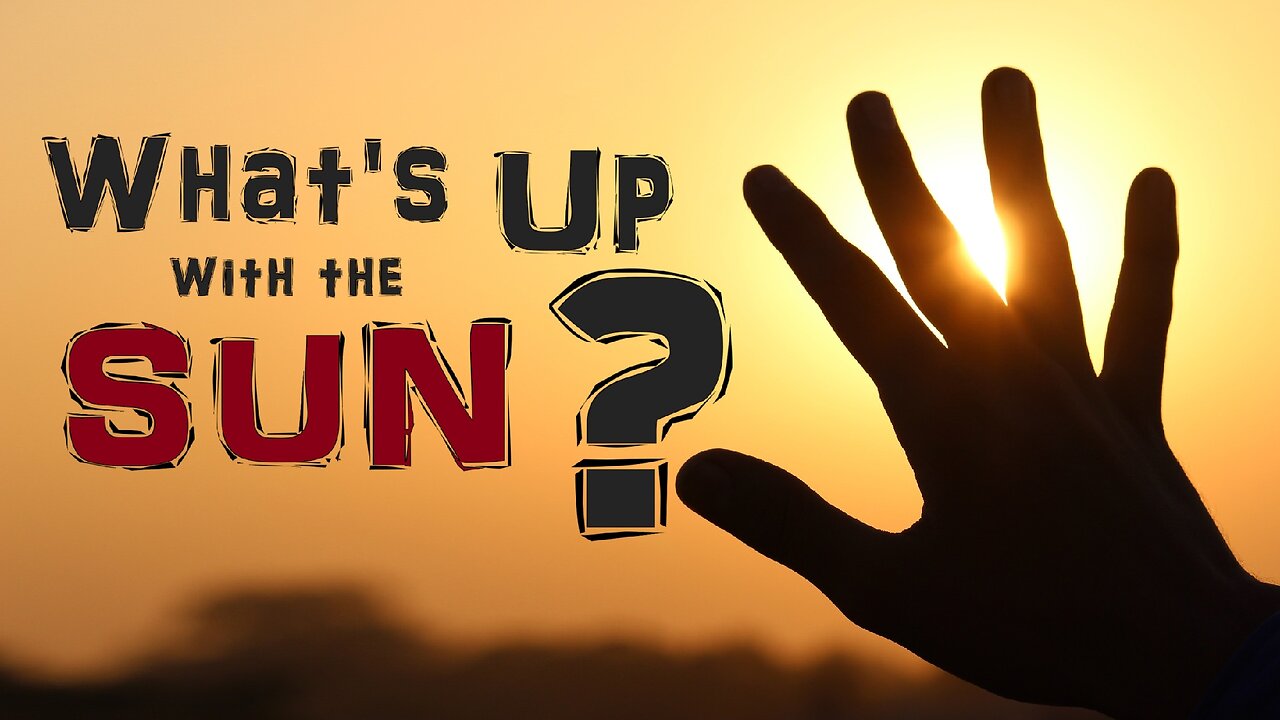 We Should Probably Talk About the Sun...