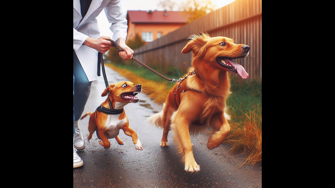 "How to Handle a Dog Fight During Walks (Without Getting Hurt)" #doglover #dogtraining #doglife