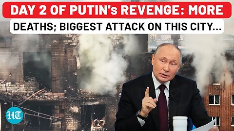 Day 2 Of Putin's Revenge For Spiderweb: Biggest Attack On Ukraine's 2nd-Largest City| Trump| Russia