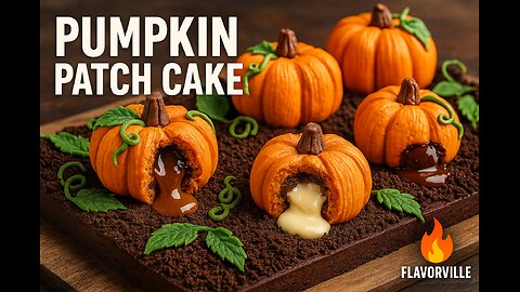 Handmade Pumpkin Patch Cake – FlavorVille Harvest Chaos