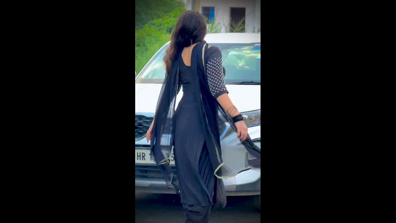 my black suit on salwar