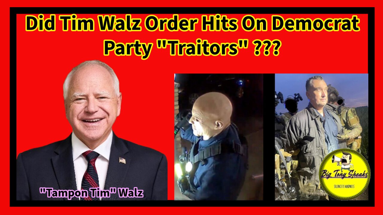 Episode 76 : Did Tampon Timmy Order Hits On Democrat Party "Traitors" ????